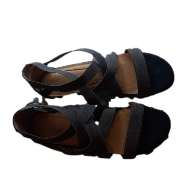 Blue denim flats - Picture 6 of 10